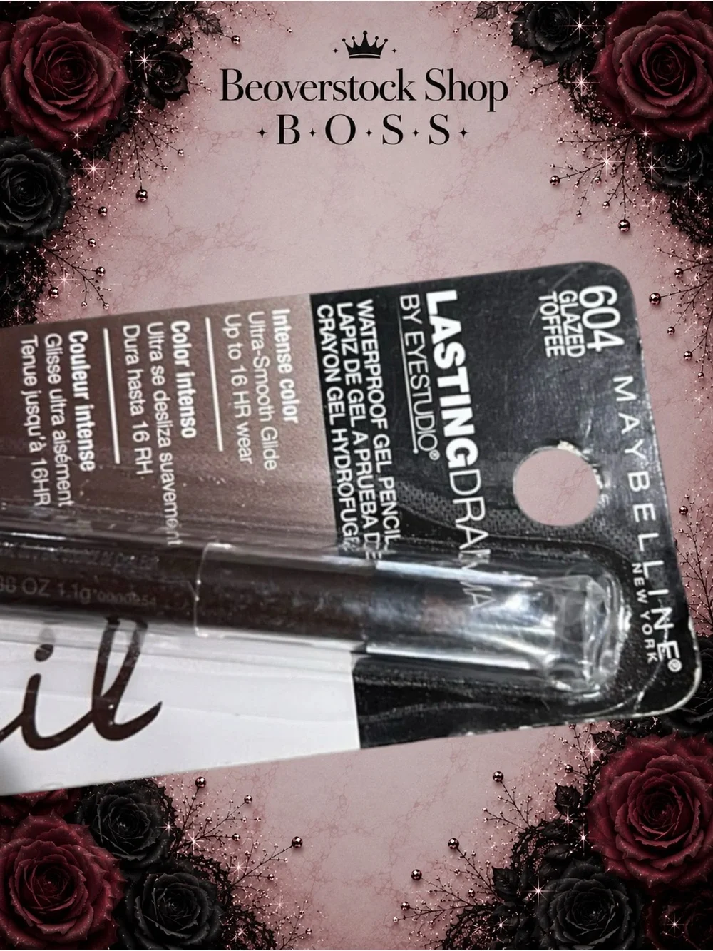 New Maybelline Lasting Drama Waterproof Gel Pencil – Glazed Toffee 604